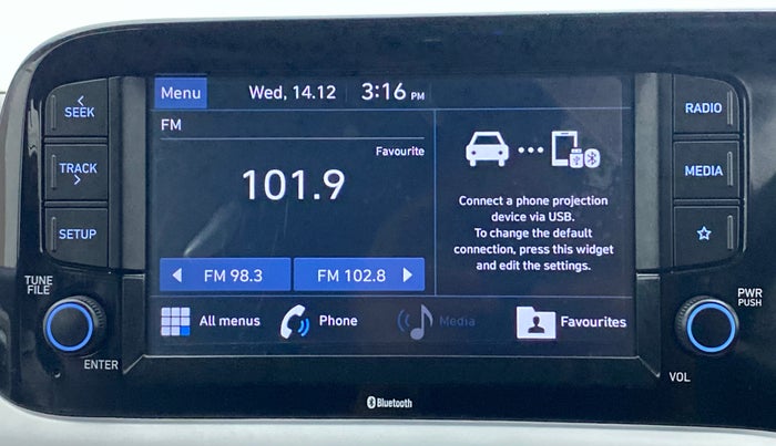 2020 Hyundai GRAND I10 NIOS SPORTZ 1.2 AT, Petrol, Automatic, 24,979 km, Infotainment System