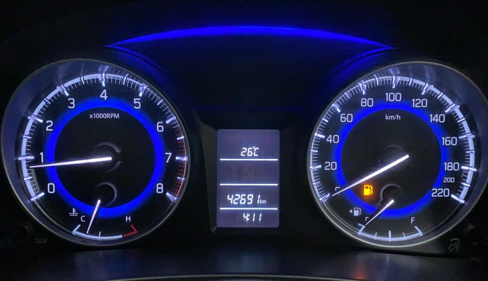 2017 Maruti Baleno DELTA PETROL 1.2, Petrol, Manual, 42,691 km, Odometer Image