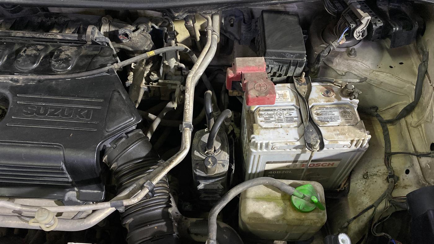 2018 Maruti Wagon R 1.0 VXI+, Petrol, Manual, 80,193 km, Engine View - Left