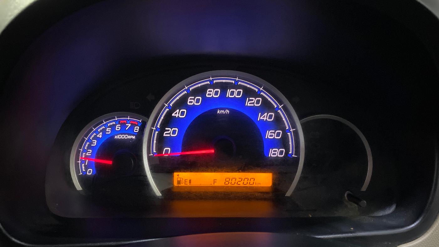 2018 Maruti Wagon R 1.0 VXI+, Petrol, Manual, 80,193 km, Odometer Image