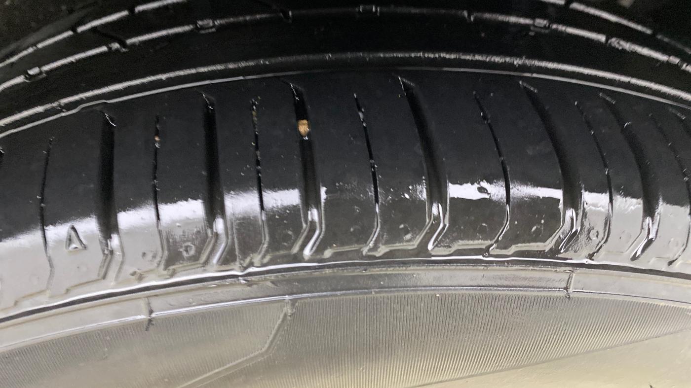 2021 Tata NEXON XZ PLUS PETROL DARK EDITION, Petrol, Manual, 77,428 km, Left Rear Tyre Tread