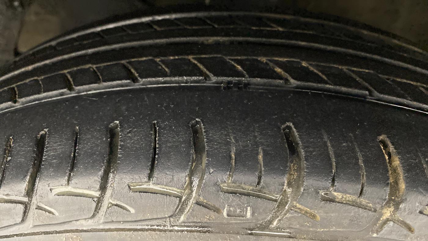 2018 Maruti Baleno DELTA 1.2 K12, Petrol, Manual, 58,667 km, Left Front Tyre Tread