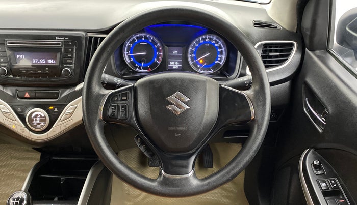 2018 Maruti Baleno DELTA 1.2 K12, Petrol, Manual, 58,667 km, Steering Wheel Close Up
