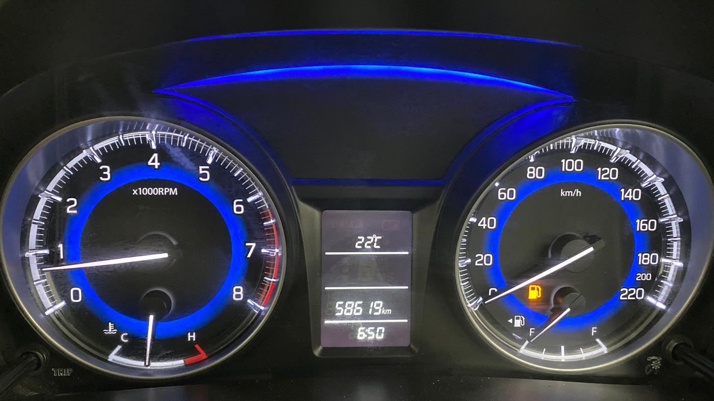 2018 Maruti Baleno DELTA 1.2 K12, Petrol, Manual, 58,667 km, Odometer Image