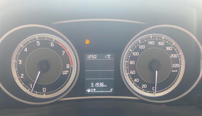 2019 Maruti Dzire ZXI, Petrol, Manual, 51,894 km, Odometer Image
