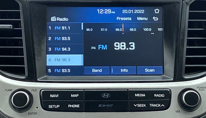 2019 Hyundai Verna 1.6 SX VTVT, Petrol, Manual, 25,369 km, Infotainment System