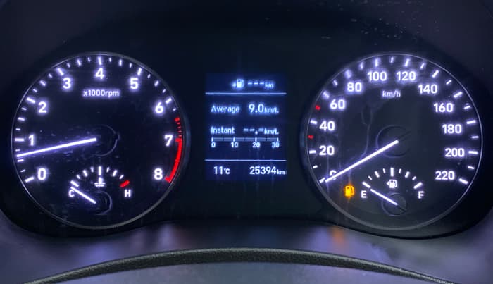 2019 Hyundai Verna 1.6 SX VTVT, Petrol, Manual, 25,369 km, Odometer Image
