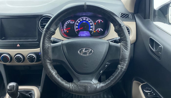 2017 Hyundai Grand i10 MAGNA 1.2 VTVT, Petrol, Manual, 16,502 km, Steering Wheel Close Up