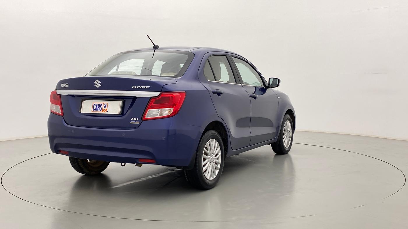 2018 Maruti Dzire ZXI AMT, Petrol, Automatic, 58,039 km, Right Back Diagonal