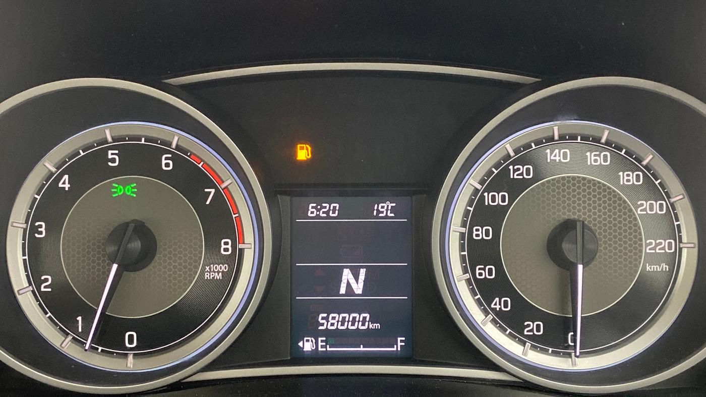 2018 Maruti Dzire ZXI AMT, Petrol, Automatic, 58,039 km, Odometer Image