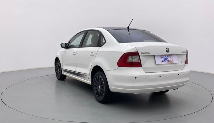 2015 Skoda Rapid 1.5 TDI MT ELEGANCE BLACK PACKAGE, Diesel, Manual, 96,348 km, Left Back Diagonal