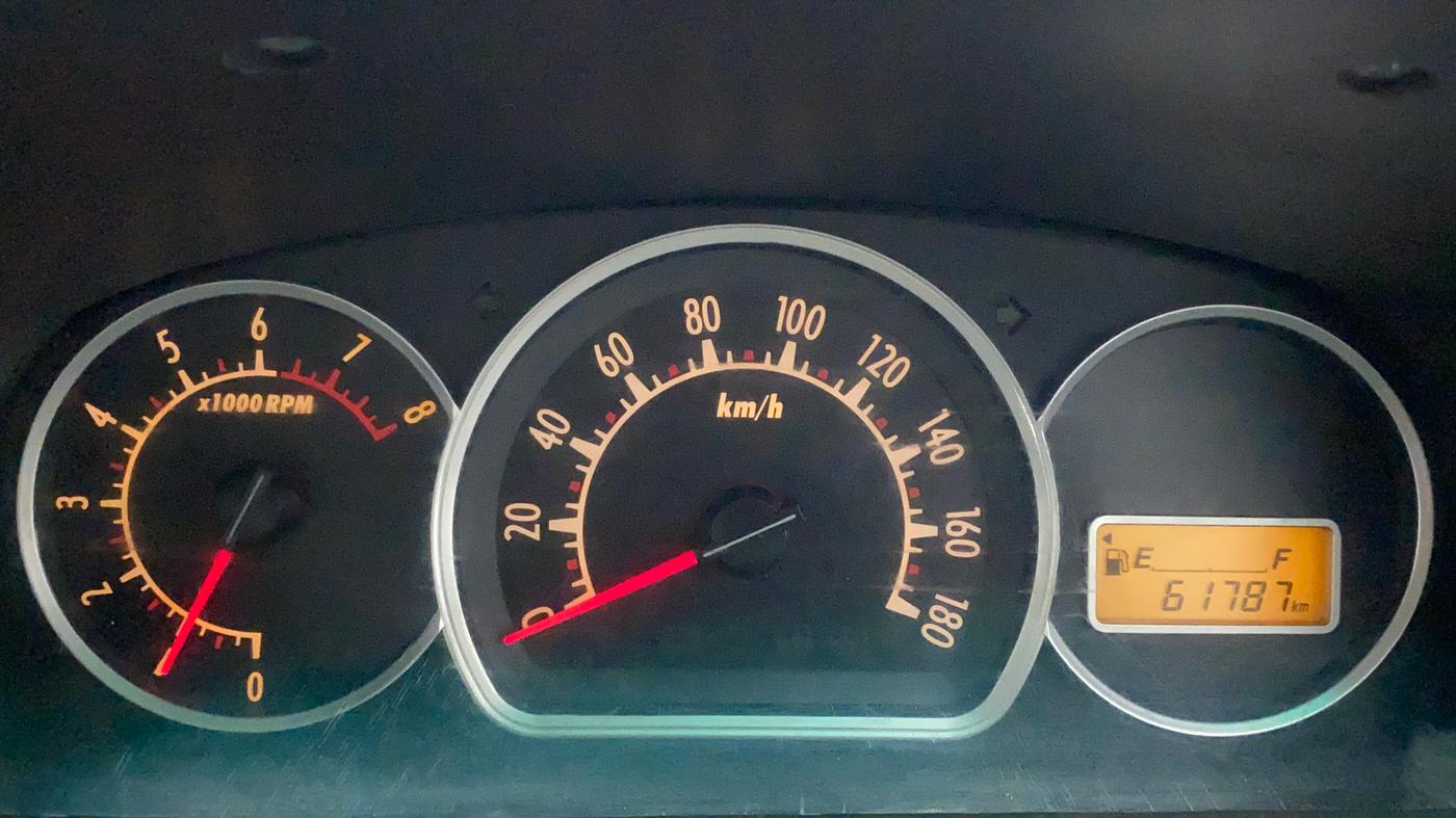 2014 Maruti Alto K10 VXI, Petrol, Manual, 61,787 km, Odometer Image
