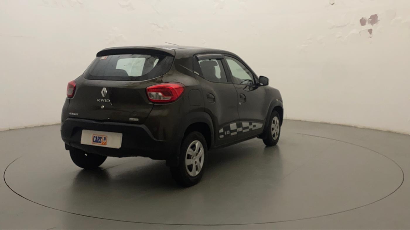 2017 Renault Kwid RXT 1.0 AMT (O), Petrol, Automatic, 16,656 km, Right Back Diagonal