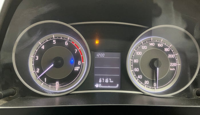 2017 Maruti Dzire VXI, Petrol, Manual, 67,116 km, Odometer Image