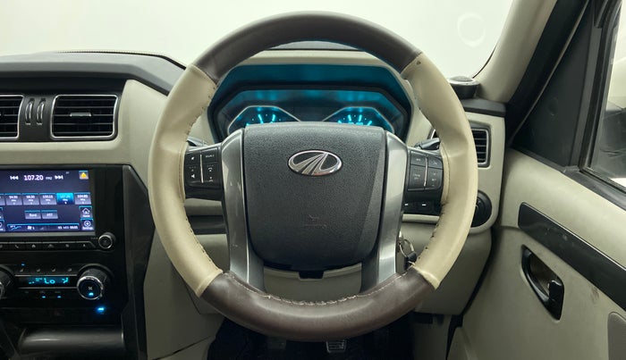 2019 Mahindra Scorpio S9, Diesel, Manual, 13,629 km, Steering Wheel Close Up