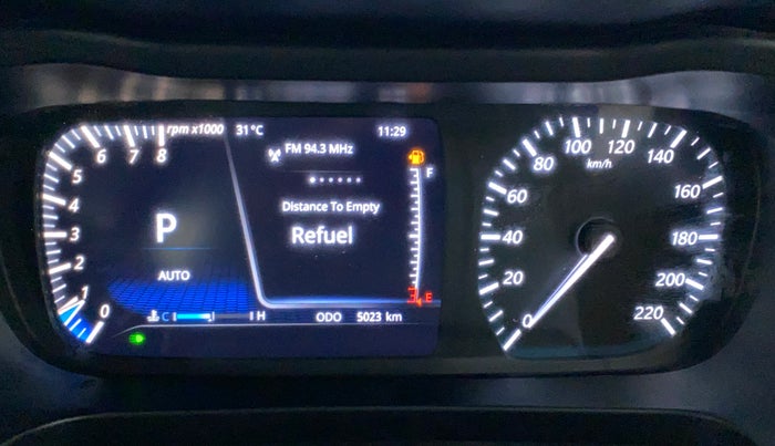 2022 Tata ALTROZ XZA PLUS, Petrol, Automatic, 5,022 km, Odometer Image