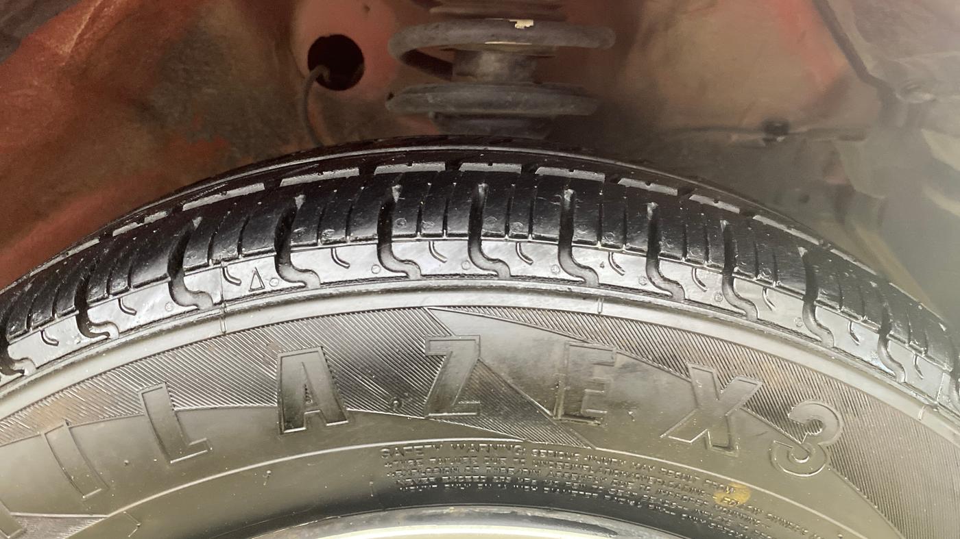 2019 Maruti S PRESSO VXI+, Petrol, Manual, 51,002 km, Right Front Tyre Tread