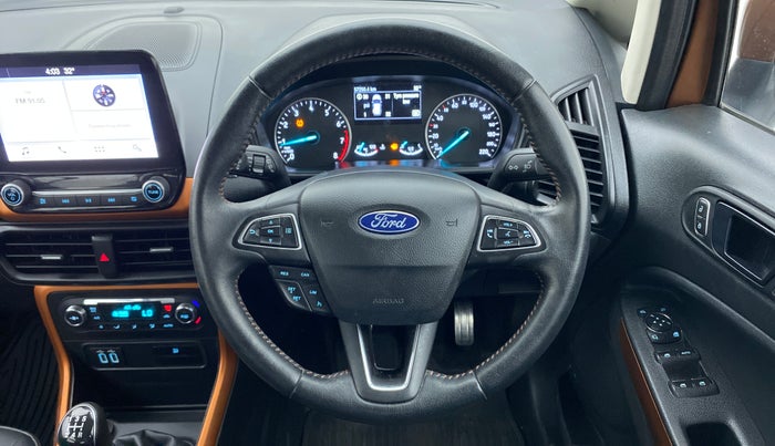 2021 Ford Ecosport TITANIUM 1.5 SPORTS(SUNROOF) PETROL, Petrol, Manual, 57,250 km, Steering Wheel Close Up