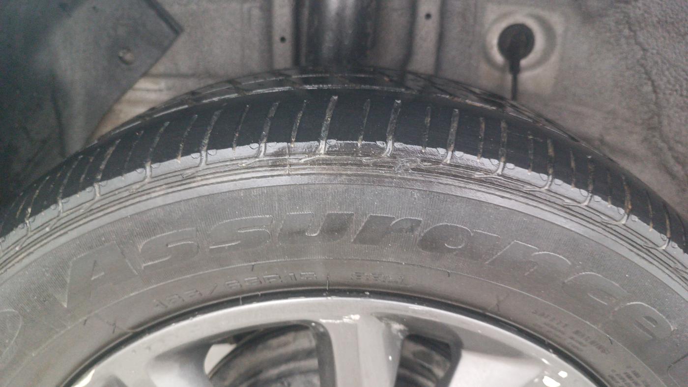 2019 Hyundai Elite i20 SPORTZ PLUS  1.2 CVT, Petrol, Automatic, 57,497 km, Right Rear Tyre Tread