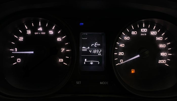 2017 Tata Tiago XM PETROL, Petrol, Manual, 41,896 km, Odometer Image