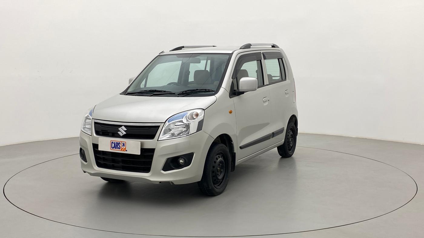 2017 Maruti Wagon R 1.0 VXI OPT, Petrol, Manual, Left Front Diagonal