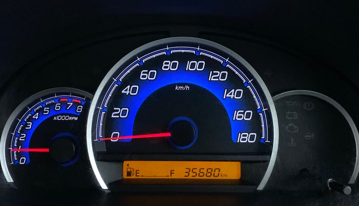 2017 Maruti Wagon R 1.0 VXI OPT, Petrol, Manual, Odometer Image