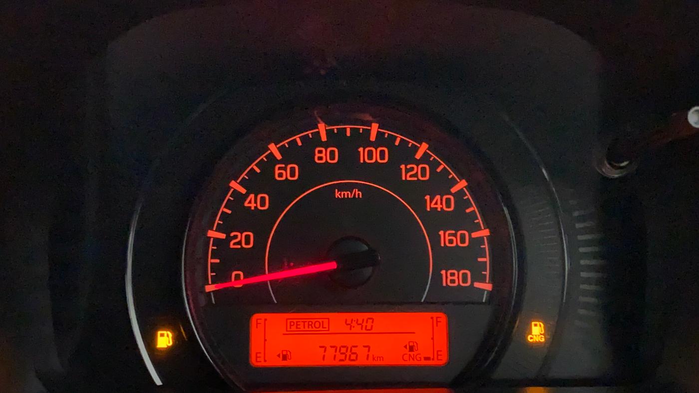 2019 Maruti New Wagon-R LXI CNG (O) 1.0, CNG, Manual, 77,967 km, Odometer Image