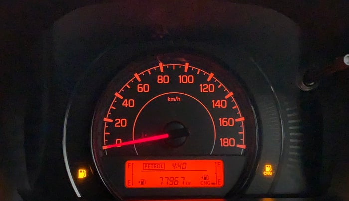 2019 Maruti New Wagon-R LXI CNG (O) 1.0, CNG, Manual, 77,967 km, Odometer Image