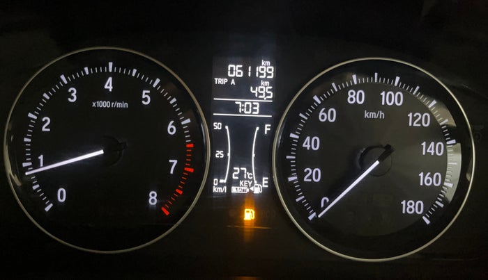 2019 Honda Amaze 1.2L I-VTEC VX, Petrol, Manual, 61,190 km, Odometer Image