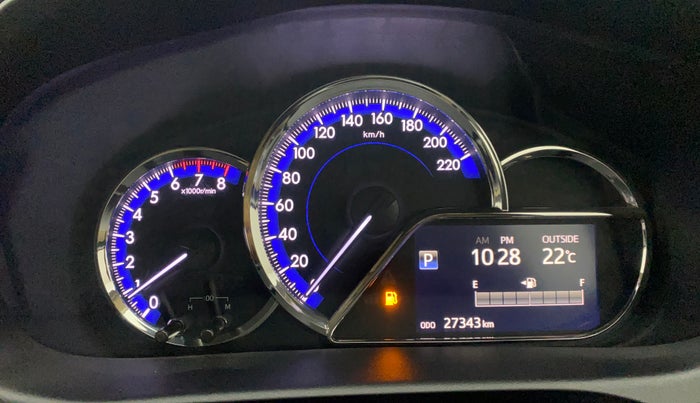2021 Toyota YARIS G CVT, Petrol, Automatic, 27,343 km, Odometer Image