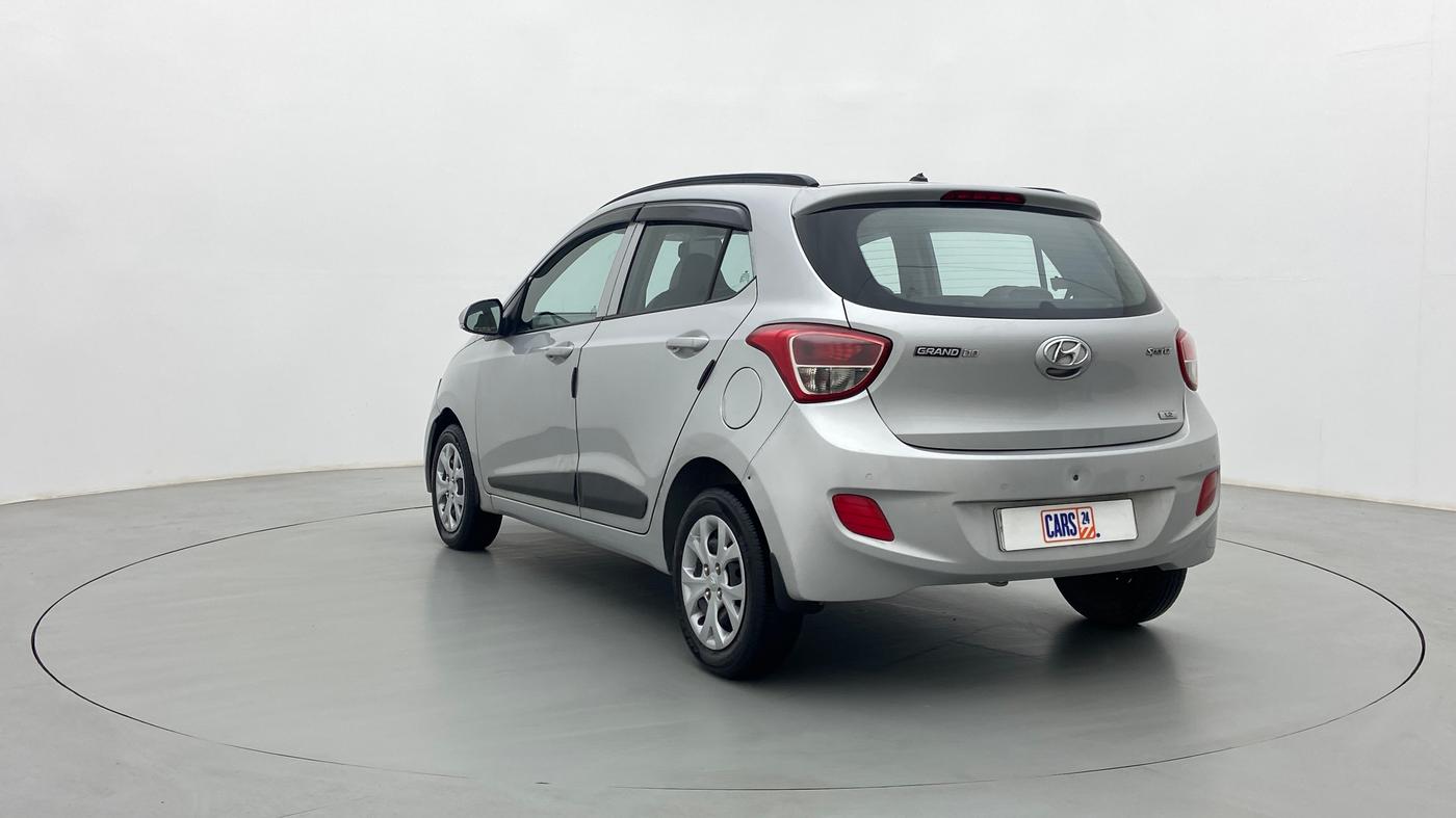 2016 Hyundai Grand i10 SPORTZ 1.2 KAPPA VTVT, Petrol, Manual, 24,887 km, Left Back Diagonal