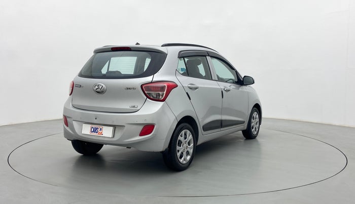 2016 Hyundai Grand i10 SPORTZ 1.2 KAPPA VTVT, Petrol, Manual, 24,887 km, Right Back Diagonal