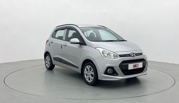 2016 Hyundai Grand i10 SPORTZ 1.2 KAPPA VTVT, Petrol, Manual, 24,887 km, Right Front Diagonal