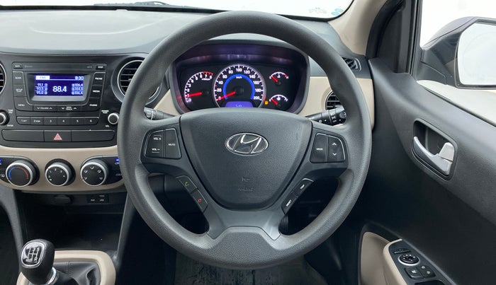 2016 Hyundai Grand i10 SPORTZ 1.2 KAPPA VTVT, Petrol, Manual, 42,232 km, Steering Wheel Close Up