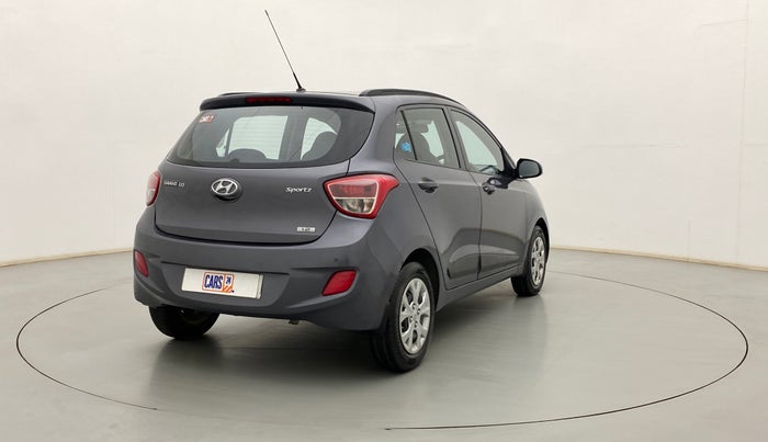 2016 Hyundai Grand i10 SPORTZ 1.2 KAPPA VTVT, Petrol, Manual, 42,232 km, Right Back Diagonal