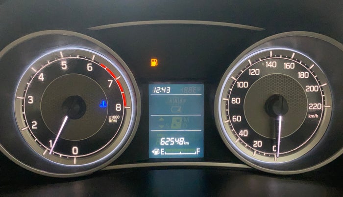 2019 Maruti Dzire VXI, Petrol, Manual, 62,511 km, Odometer Image