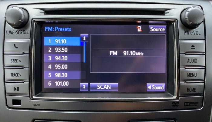 2014 Toyota Innova 2.5 VX 7 STR BS IV, Diesel, Manual, 95,974 km, Infotainment System