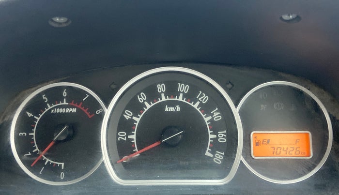 2011 Maruti Alto K10 VXI, Petrol, Manual, 70,425 km, Odometer Image