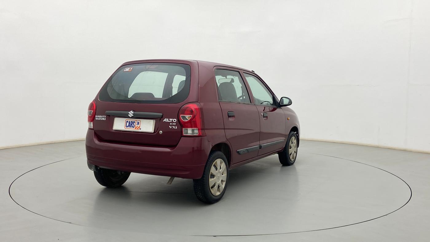 2011 Maruti Alto K10 VXI, Petrol, Manual, 70,425 km, Right Back Diagonal
