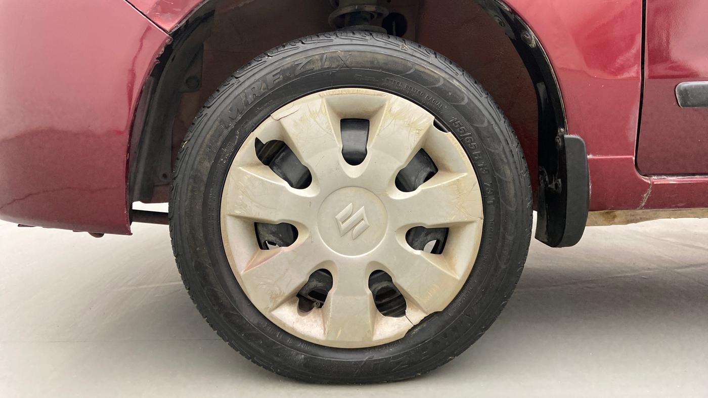 2011 Maruti Alto K10 VXI, Petrol, Manual, 70,425 km, Left Front Wheel