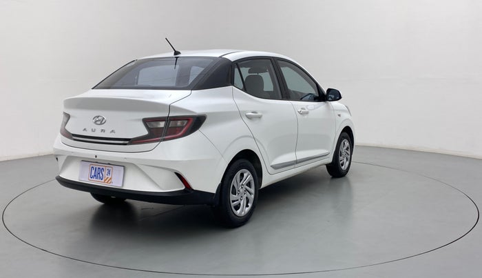 2021 Hyundai AURA S 1.2 CNG, CNG, Manual, 23,375 km, Right Back Diagonal