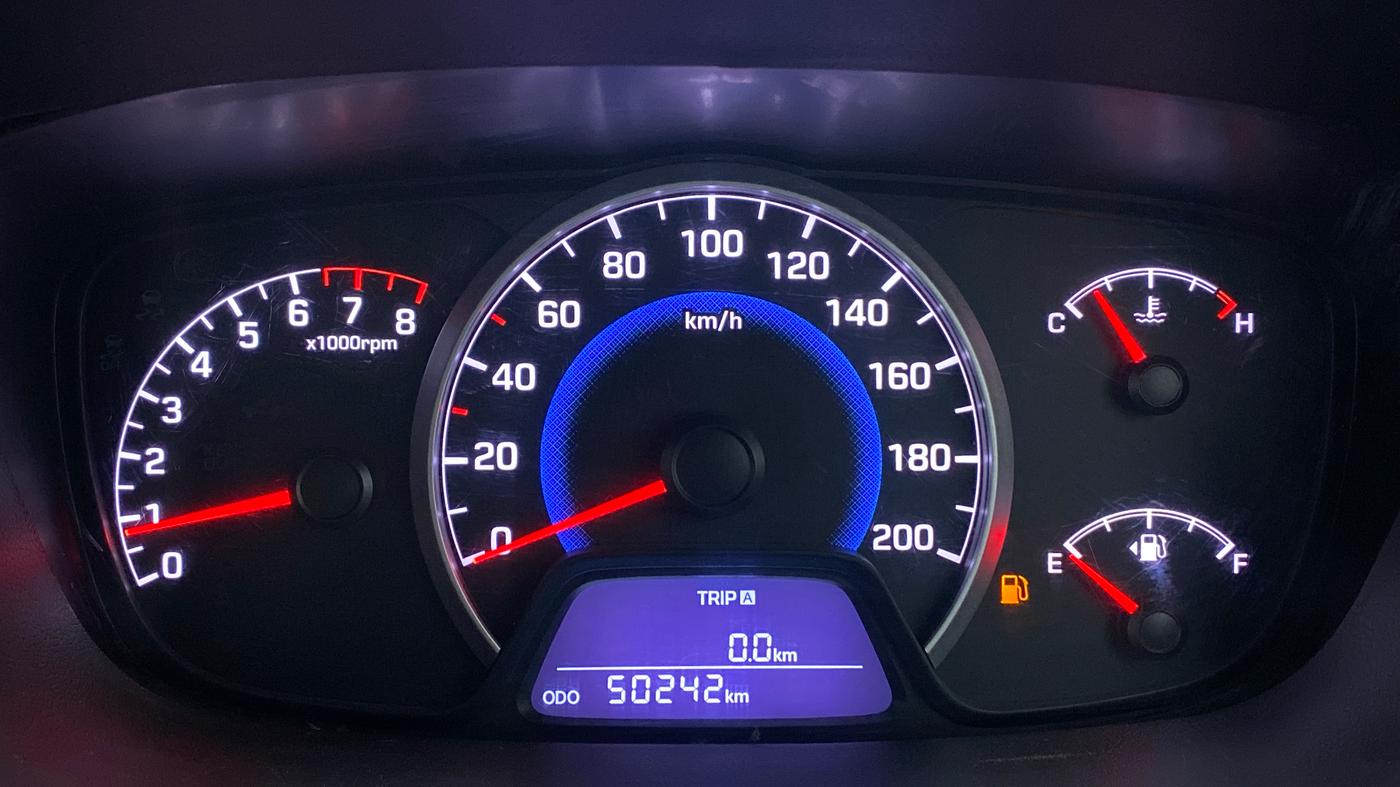 2015 Hyundai Grand i10 SPORTZ 1.2 KAPPA VTVT, Petrol, Manual, 50,242 km, Odometer Image