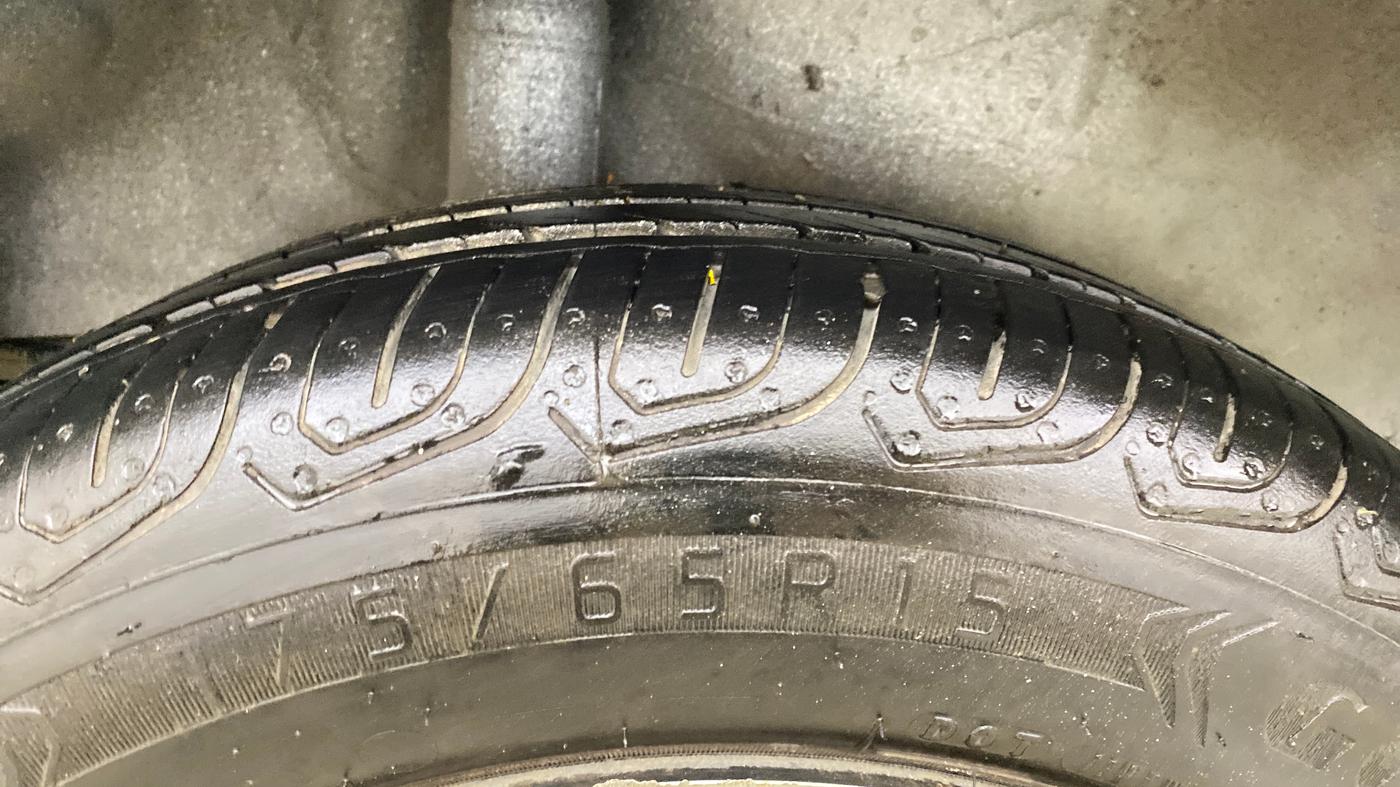 2018 Honda City 1.5L I-VTE V CVT, Petrol, Automatic, 1,31,590 km, Right Rear Tyre Tread