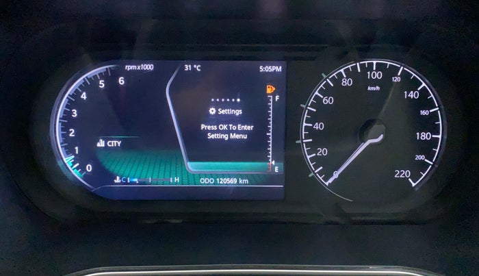 2019 Tata Harrier XZ 2.0L, Diesel, Manual, 1,20,764 km, Odometer Image
