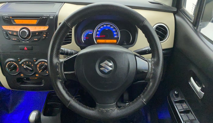 2017 Maruti Wagon R 1.0 VXI+ OPT. AMT, Petrol, Automatic, 11,549 km, Steering Wheel Close Up