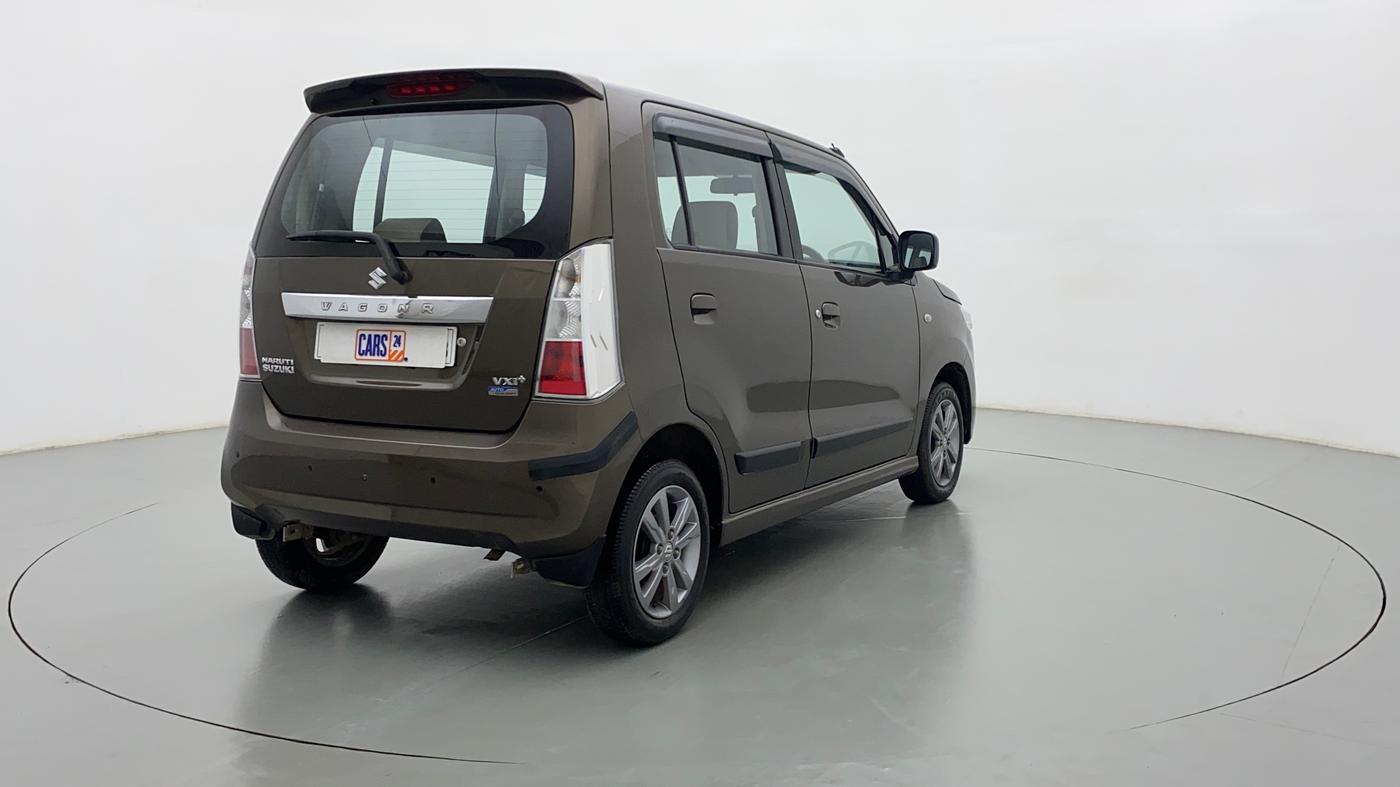 2017 Maruti Wagon R 1.0 VXI+ OPT. AMT, Petrol, Automatic, 11,549 km, Right Back Diagonal