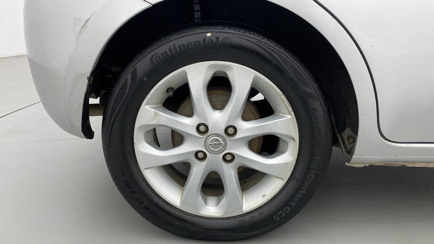 2015 Nissan Micra XV CVT, CNG, Automatic, 96,265 km, Right Rear Wheel