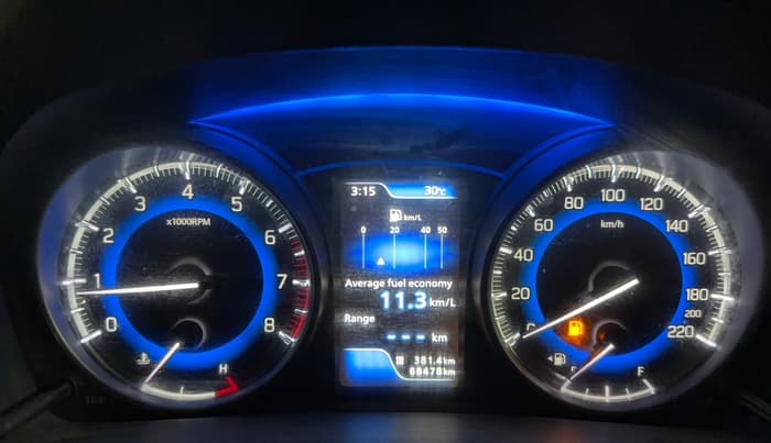 2021 Maruti Baleno ZETA PETROL 1.2, Petrol, Manual, 68,462 km, Odometer Image