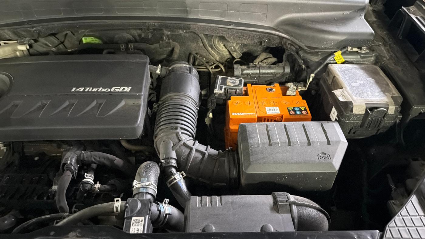 2021 Hyundai Creta SX (O) 1.4 TURBO DCT, Petrol, Automatic, 56,690 km, Engine View - Left