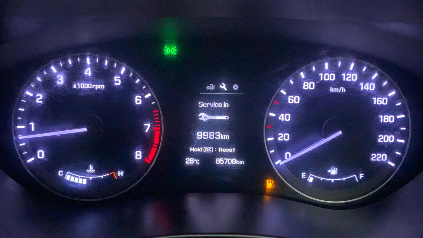 2016 Hyundai Elite i20 ASTA 1.2, Petrol, Manual, 85,707 km, Odometer Image